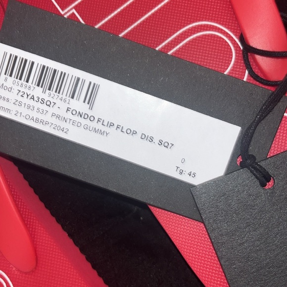 Versace Jean Collection New Flip Flops size 45/12 US - Picture 3 of 5